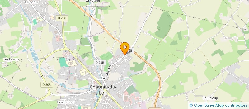 localisation de l'entreprise MONSIEUR OLIVIER ROUSIER  MONTVAL-SUR-LOIR