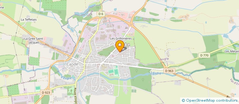 localisation de l'entreprise MONSIEUR OLIVIER ROUSSE  CANDE