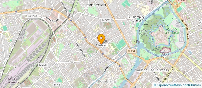localisation de l'entreprise MONSIEUR OLIVIER ROUSSEAU  LAMBERSART