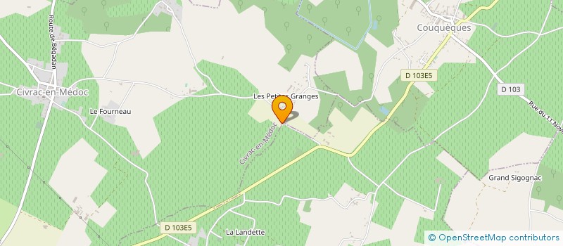 localisation de l'entreprise MONSIEUR OLIVIER ROUSSEAU  BEGADAN