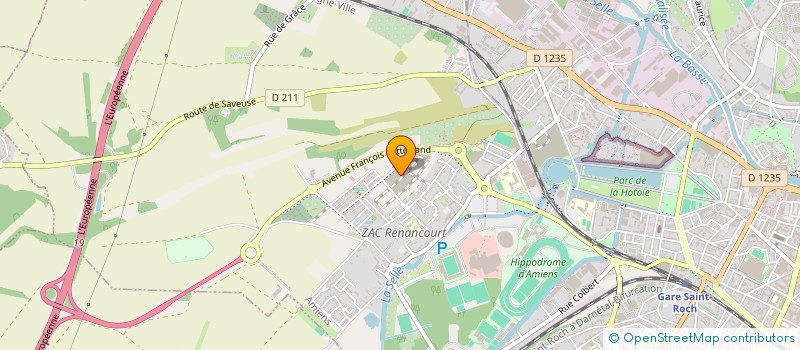 localisation de l'entreprise MONSIEUR OLIVIER ROUSSEAU  AMIENS