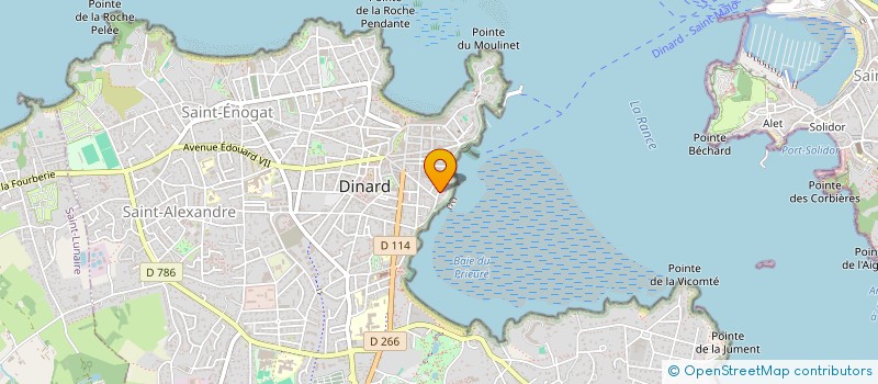 localisation de l'entreprise MONSIEUR OLIVIER ROUSSEAU  DINARD