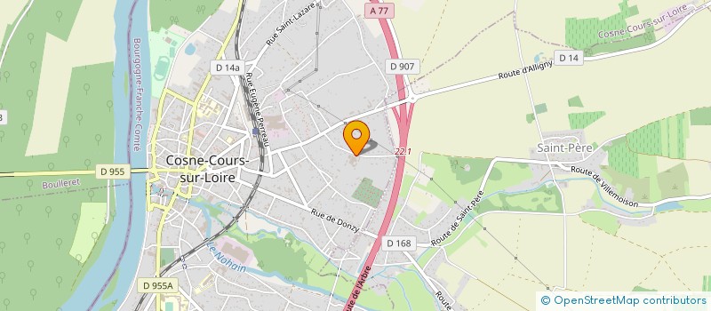 localisation de l'entreprise MONSIEUR OLIVIER ROUSSEL à COSNE-COURS-SUR-LOIRE