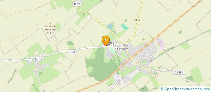 localisation de l'entreprise MONSIEUR OLIVIER ROUSSEL  GOUY-EN-ARTOIS