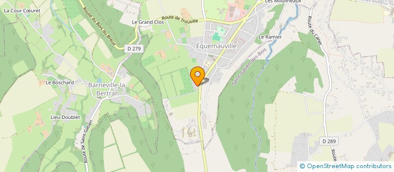 localisation de l'entreprise MONSIEUR OLIVIER ROUSSEL  EQUEMAUVILLE