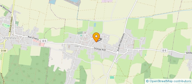 localisation de l'entreprise MONSIEUR OLIVIER ROUSSELLE  HERY