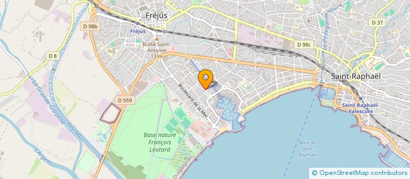 localisation de l'entreprise MONSIEUR OLIVIER ROUX à FREJUS