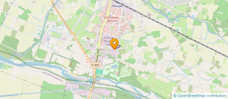 localisation de l'entreprise MONSIEUR OLIVIER ROUX  PERTUIS