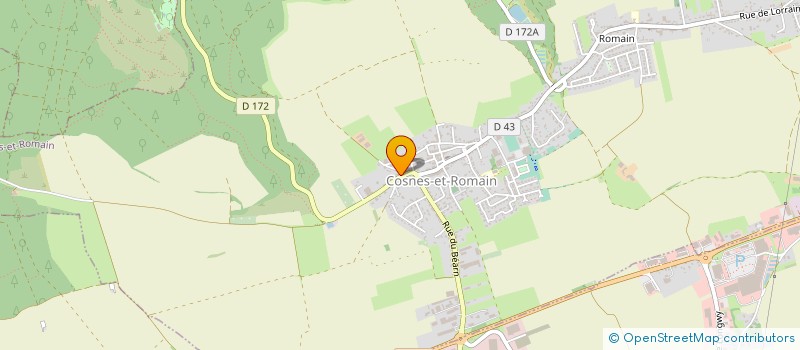 localisation de l'entreprise MONSIEUR OLIVIER ROUX  COSNES-ET-ROMAIN