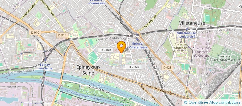 localisation de l'entreprise MONSIEUR OLIVIER ROUX à EPINAY-SUR-SEINE