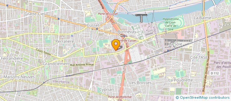 localisation de l'entreprise MONSIEUR OLIVIER ROUX  VILLEURBANNE