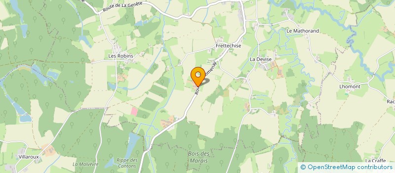 localisation de l'entreprise MONSIEUR OLIVIER ROUX à LA CHAPELLE-THECLE