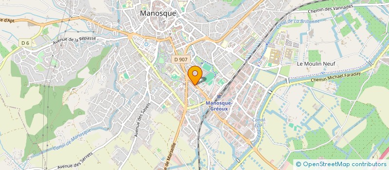localisation de l'entreprise MONSIEUR OLIVIER ROUYER à MANOSQUE