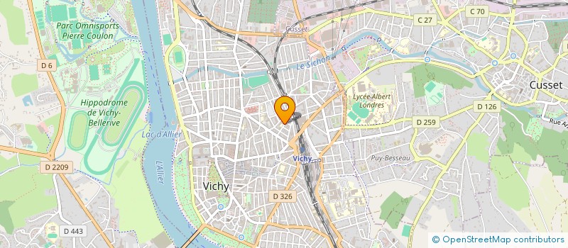 localisation de l'entreprise MONSIEUR OLIVIER ROY à VICHY
