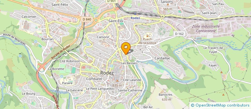 localisation de l'entreprise MONSIEUR OLIVIER ROYER  RODEZ