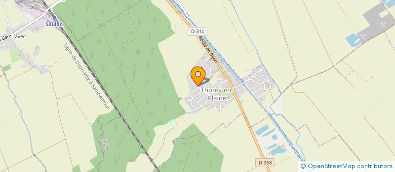 localisation de l'entreprise MONSIEUR OLIVIER ROYER  THOREY-EN-PLAINE