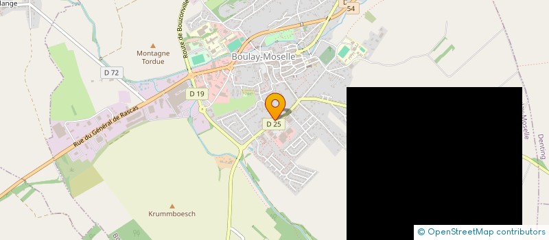 localisation de l'entreprise MONSIEUR OLIVIER ROZE  BOULAY-MOSELLE