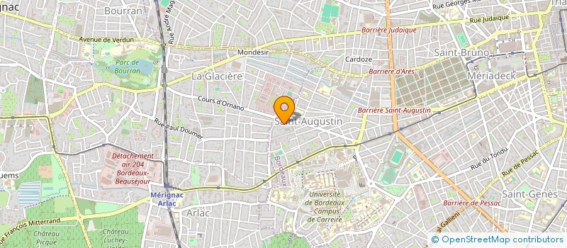 localisation de l'entreprise MONSIEUR OLIVIER RUANT  BORDEAUX