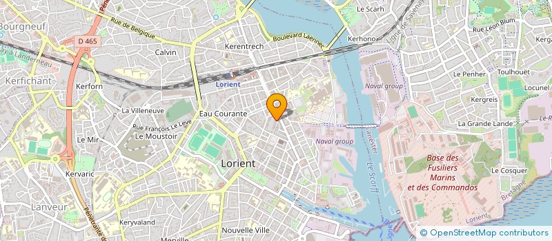 localisation de l'entreprise MONSIEUR OLIVIER RUAULT  LORIENT