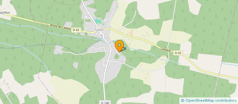 localisation de l'entreprise MONSIEUR OLIVIER RUBAT DU MERAC  TALLER