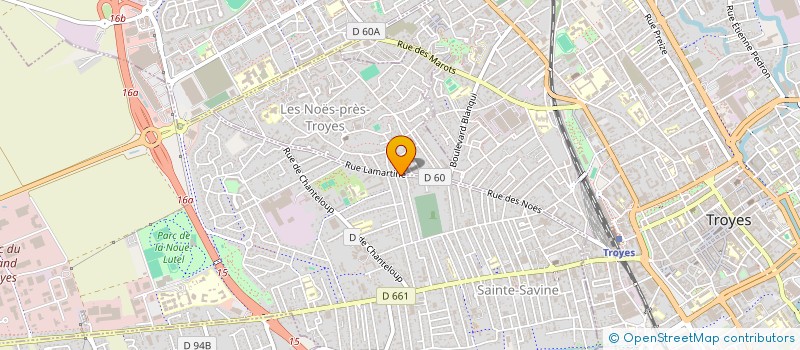 localisation de l'entreprise MONSIEUR OLIVIER RUELLE  SAINTE-SAVINE