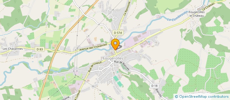 localisation de l'entreprise MONSIEUR OLIVIER RUPT à FOUGEROLLES-SAINT-VALBERT