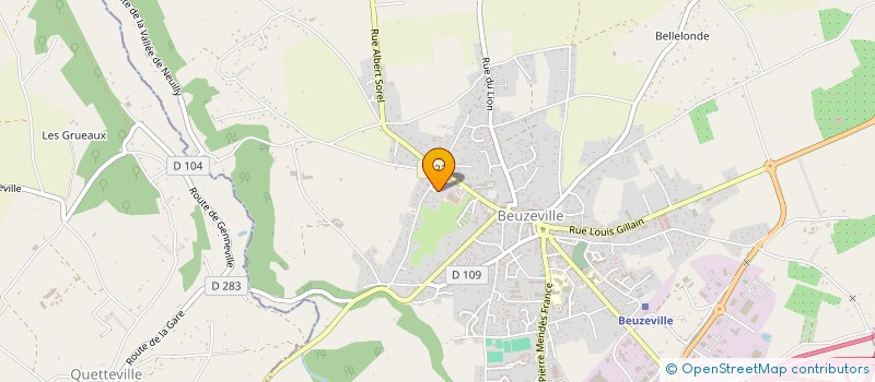 localisation de l'entreprise MONSIEUR OLIVIER RUSCASSIER  BEUZEVILLE