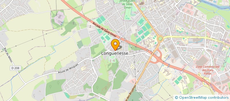 localisation de l'entreprise MONSIEUR OLIVIER RUSSEL  LONGUENESSE