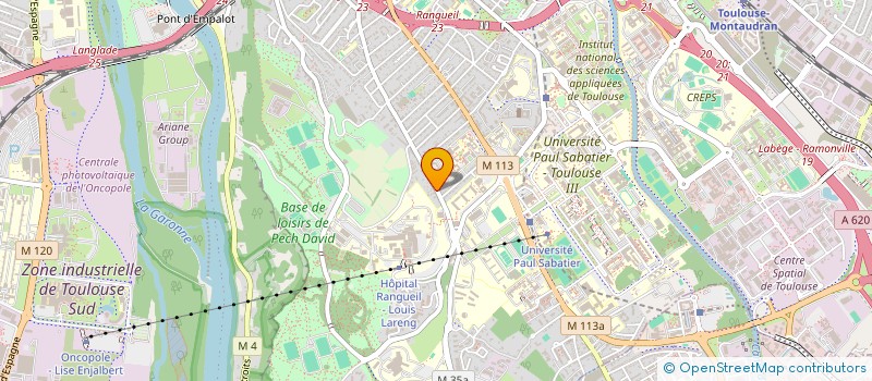 localisation de l'entreprise MONSIEUR OLIVIER SABATHIER à TOULOUSE