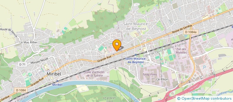 localisation de l'entreprise MONSIEUR OLIVIER SADOT  MIRIBEL