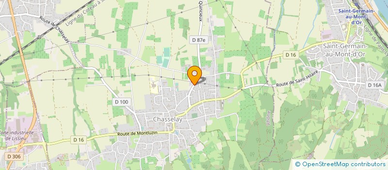 localisation de l'entreprise MONSIEUR OLIVIER SAIGNANT à CHASSELAY