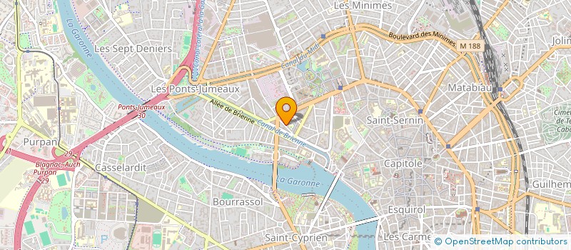 localisation de l'entreprise MONSIEUR OLIVIER SAINT CRIQ à TOULOUSE