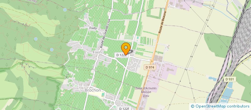 localisation de l'entreprise MONSIEUR OLIVIER SAINT-DENIS  FIXIN