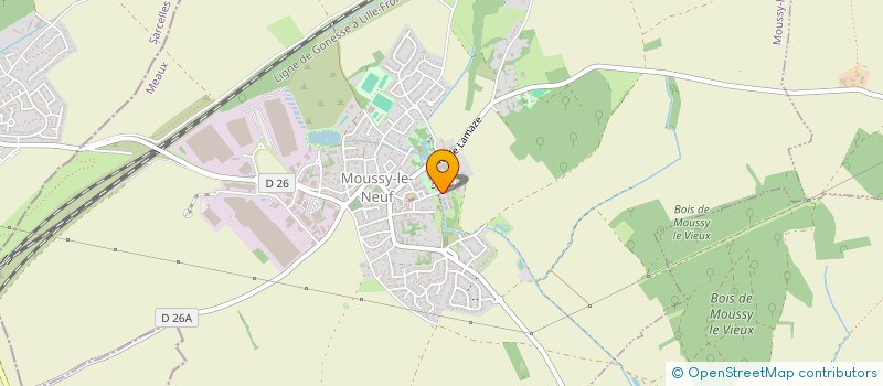 localisation de l'entreprise MONSIEUR OLIVIER SAINTE BEUVE  MOUSSY-LE-NEUF