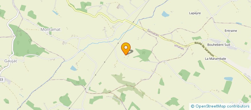 localisation de l'entreprise MONSIEUR OLIVIER SAINTIGNAN  ESPAON