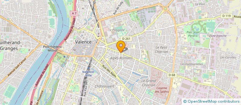 localisation de l'entreprise MONSIEUR OLIVIER SAINVILLE à VALENCE