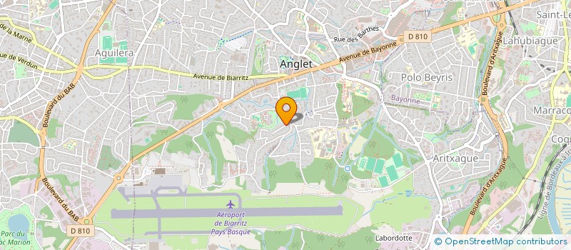 localisation de l'entreprise MONSIEUR OLIVIER SALAVERRIA  ANGLET