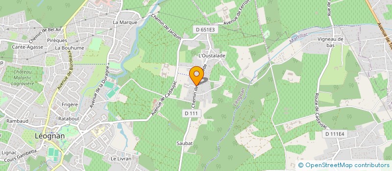 localisation de l'entreprise MONSIEUR OLIVIER SALEMI  LEOGNAN