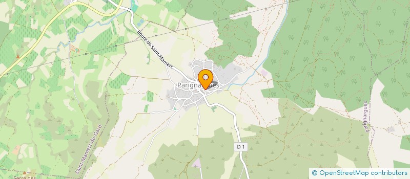 localisation de l'entreprise MONSIEUR OLIVIER SALIN  PARIGNARGUES