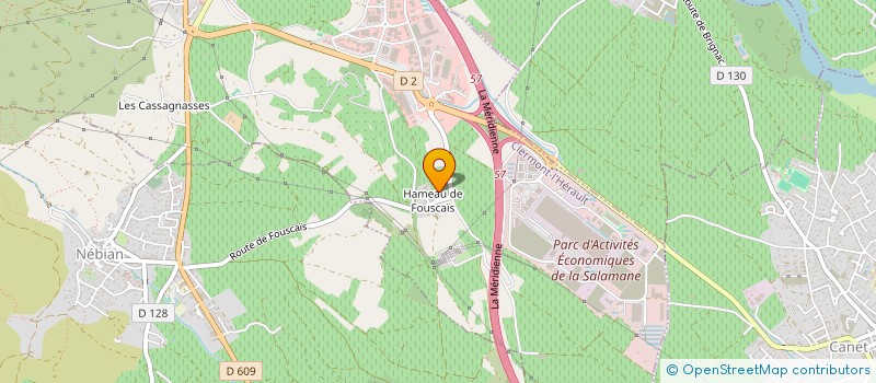 localisation de l'entreprise MONSIEUR OLIVIER SALLEY  CLERMONT-L'HERAULT