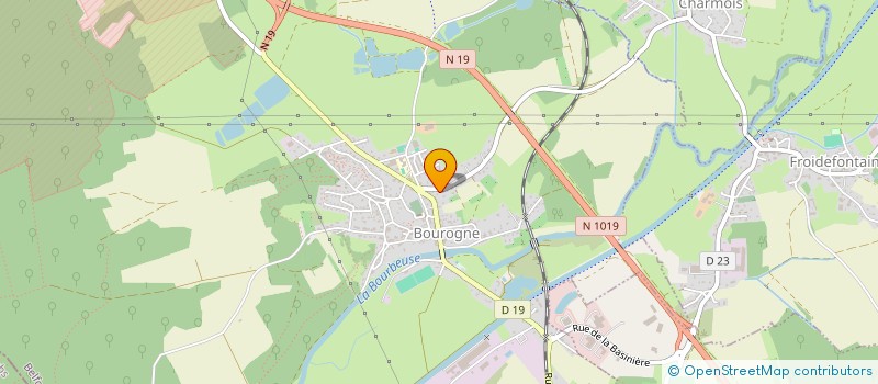 localisation de l'entreprise MONSIEUR OLIVIER SALOMON à BOUROGNE