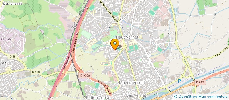 localisation de l'entreprise MONSIEUR OLIVIER SALVAT  PERPIGNAN