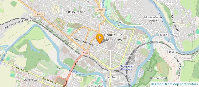 localisation de l'entreprise MONSIEUR OLIVIER SALVINI à CHARLEVILLE-MEZIERES