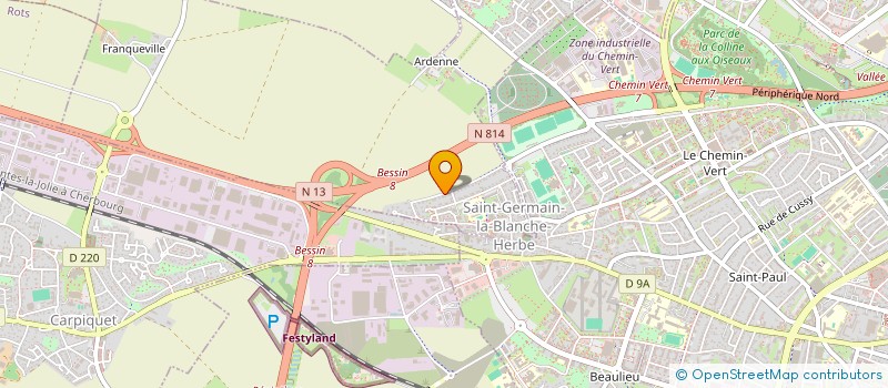 localisation de l'entreprise MONSIEUR OLIVIER SAMASSA  SAINT-GERMAIN-LA-BLANCHE-HERBE