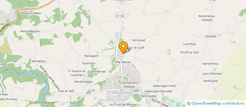 localisation de l'entreprise MONSIEUR OLIVIER SAMSON  PLOUMILLIAU