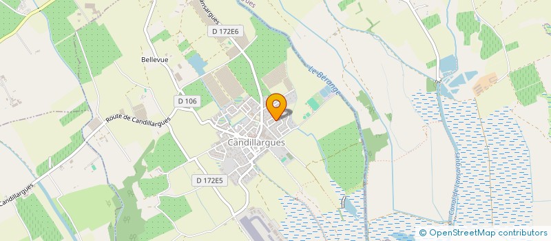 localisation de l'entreprise MONSIEUR OLIVIER SANCHEZ  CANDILLARGUES