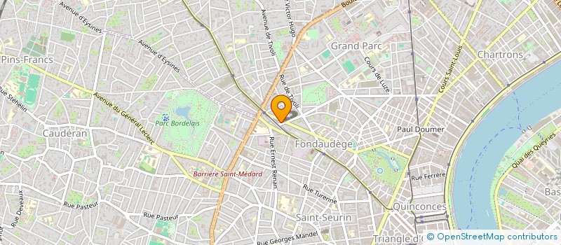 localisation de l'entreprise MONSIEUR OLIVIER SANCHEZ  BORDEAUX