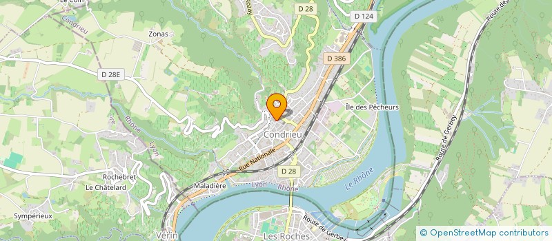 localisation de l'entreprise MONSIEUR OLIVIER SANCHEZ-BLAZQUEZ  CONDRIEU