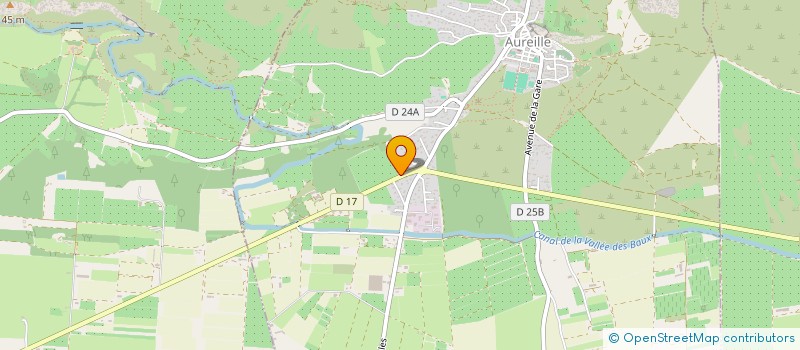 localisation de l'entreprise MONSIEUR OLIVIER SANCHIS  AUREILLE