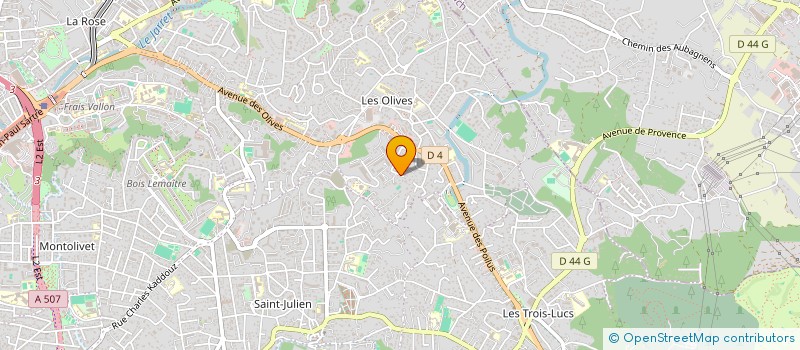 localisation de l'entreprise MONSIEUR OLIVIER SANTELLI à MARSEILLE